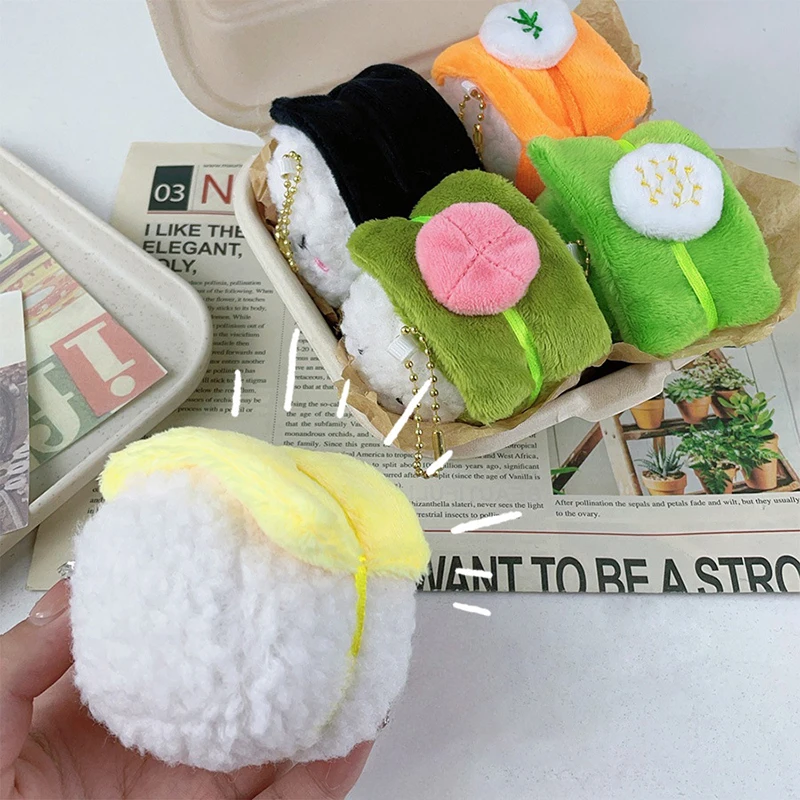 1 шт. кавайный японский красочный рисовый шарик кукла кулон милый лосось суши