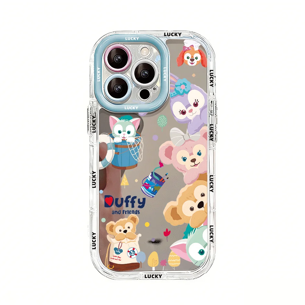 Чехол для телефона Kawaii Stellaluna Gelatoni с рисунком для iPhone 17, 14, 15, 16, 12, 11, 13 Pro Max, 17 Air, 7, 8 Plus, 15, 16 Pro, XR, прозрачный (art.: 3920daf190dcc) - 3920daf190dcc