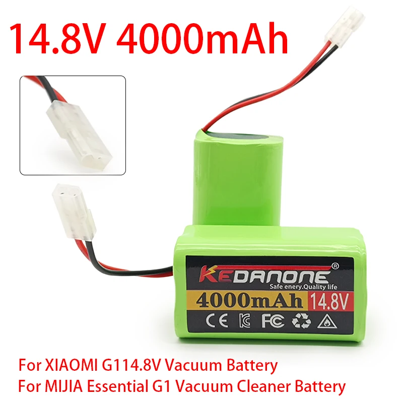

New 4S1P High Capacity 18650 14.8V 4000mAh Rechargeable Lithium Battery Is Suitable For Robot Vacuum Cleaner Li-Ion Battery
