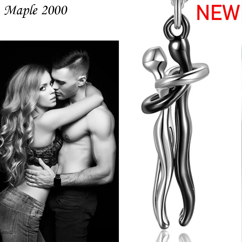 

Новинка 2022, ожерелье для влюбленных, ожерелье с кулоном в виде собаки для обнимания, модные ювелирные изделия для влюбленных, подарки, роско...