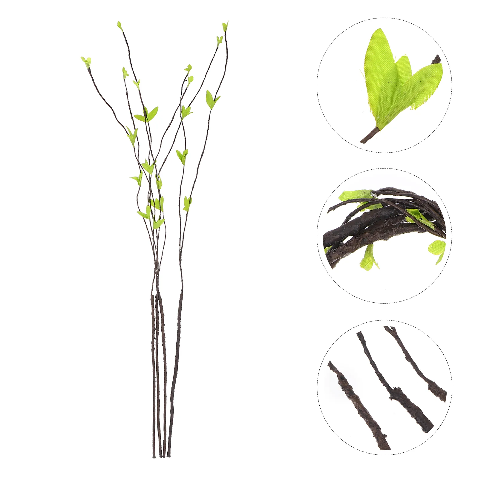 4 шт. ложная ветка ивы зелень декор искусственное растение украшение