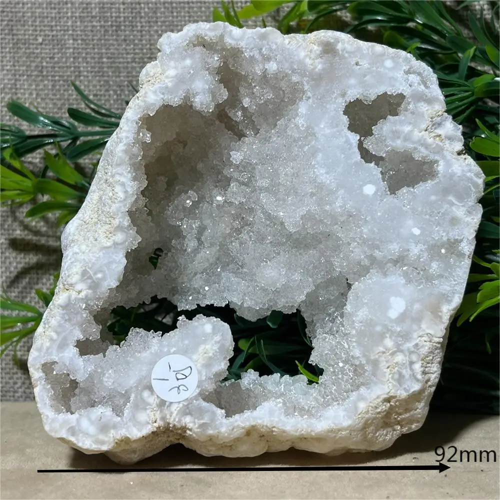 

Natural Crystal Geode Druzy Agate Beauty Quartz Glisten Healing Reiki Specimen Minerals Stone Spiritual Home Decoration