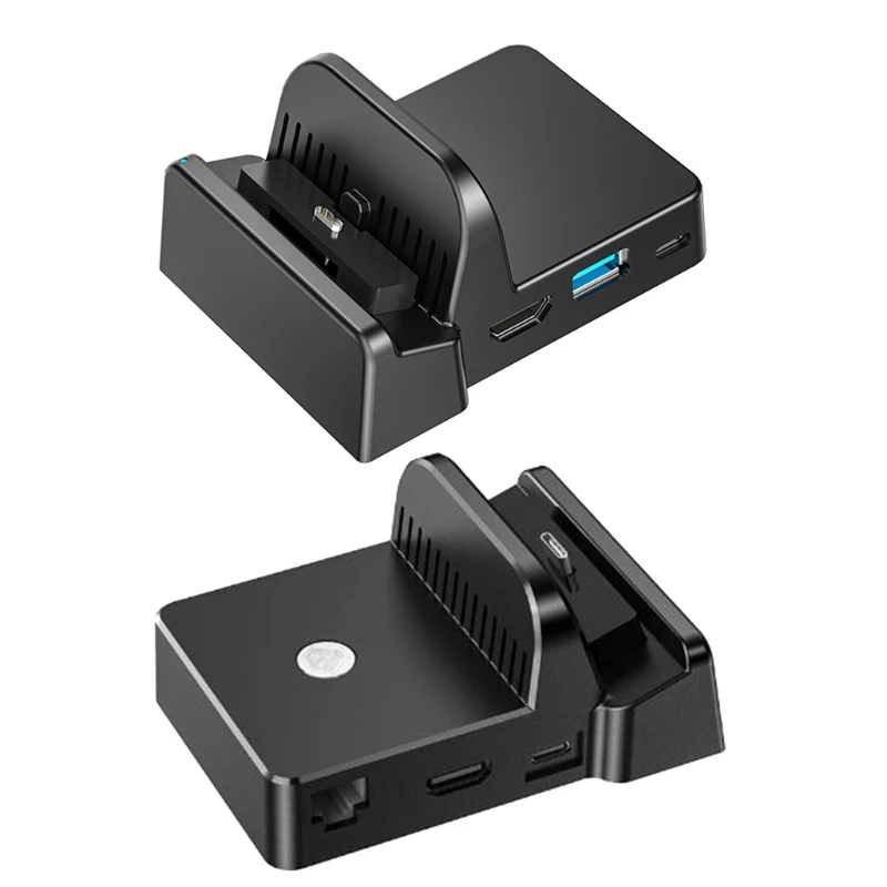 

Dock for NS Docking Station with HDMI-compatible/USB 3.0/ USB-C/USB2.0x2 Ports Replacement for Original Dock-Portable