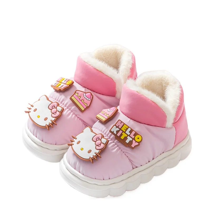 Sanrio Hello Kitty милые теплые зимние ботинки Kulomie нескользящие водонепроницаемые