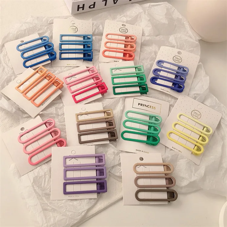 Hairpin For Women Girls Net Red Lady Side Bangs Barrettes Simple Japanese Hair Accessories Headdress Duck Beak Clip