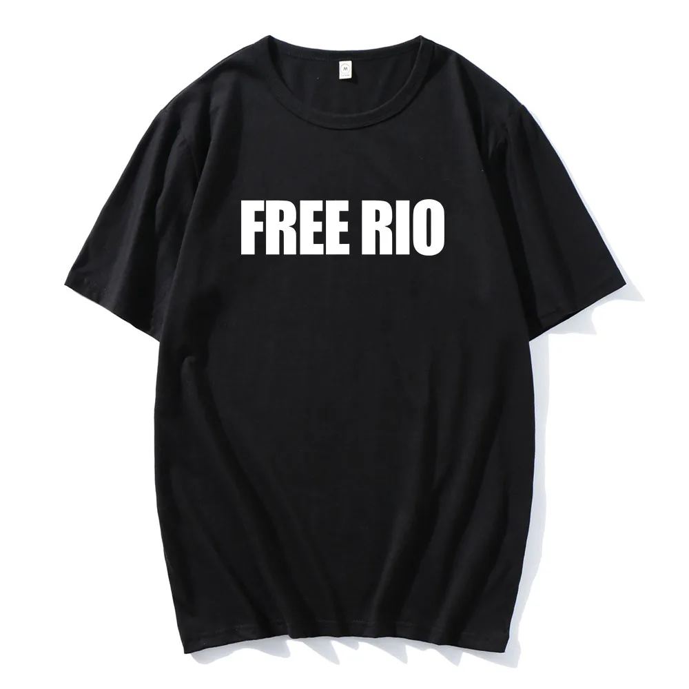Rio Da Yung Og FreeRIO футболки с коротким рукавом хлопковая мужская/женская футболка