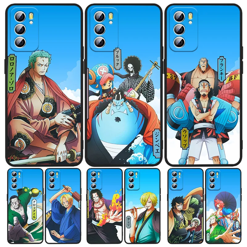 

Anime One Piece For OPPO A5 A9 A12 A16 A16S A52 A53S A53 A54S A55 A72 A73 A74 A76 A94 2018 2020 4G 5G Black luxury Phone Case