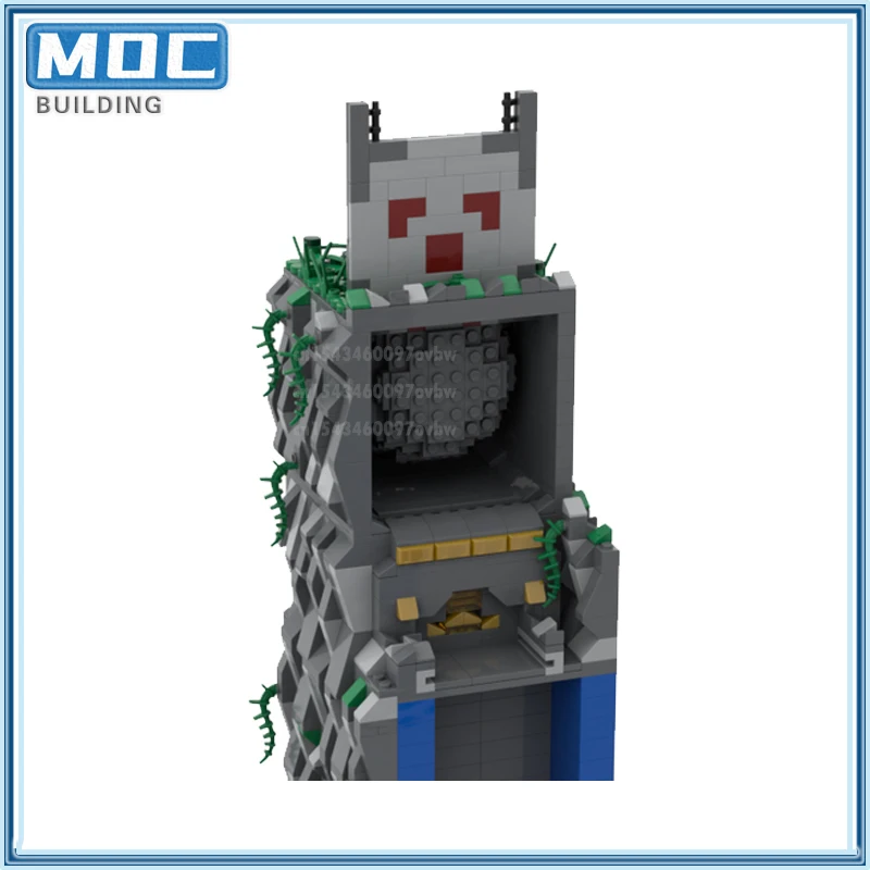 MOCBUILDING Известная сцена из фильма Индиана Джонс Строительные блоки