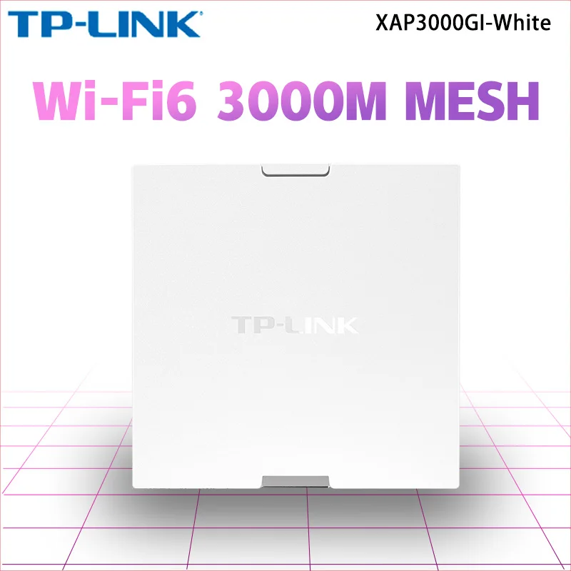 TP-Link Home 11ac WiFi 6 Wireless Coverage 160MHz High-speed AX3000Mhz Seamless Roaming Router MESH Hotspots XAP3000GI-White