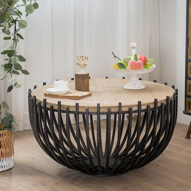 Современный роскошный кофейный столик Trau черная комната кровать мобильный