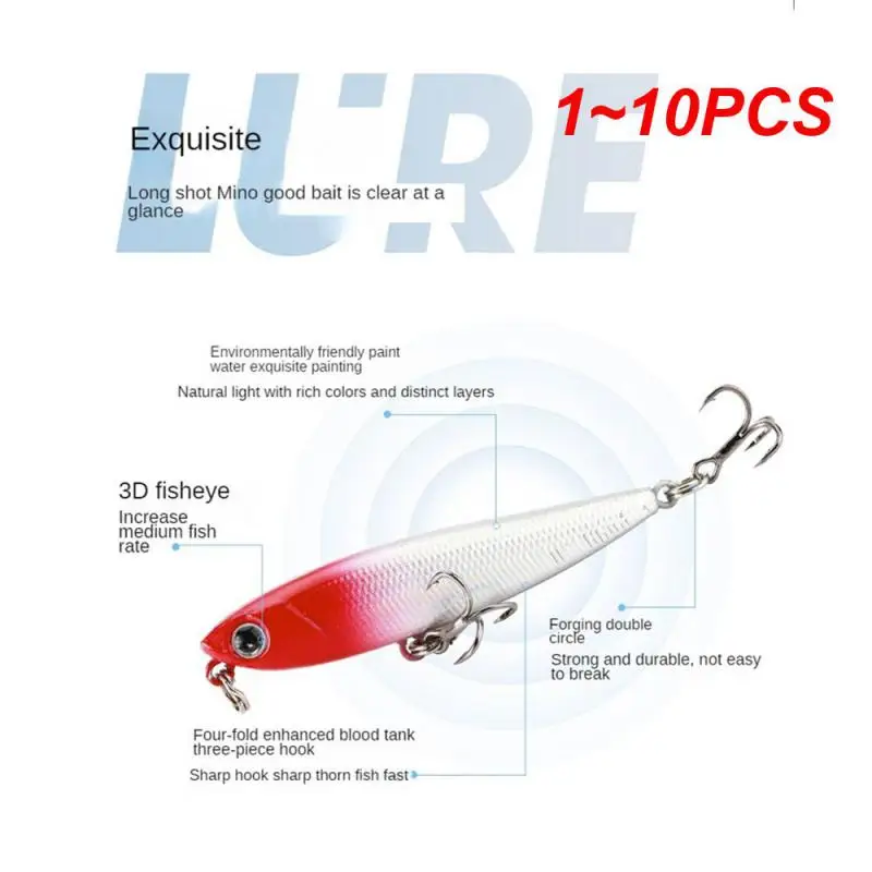 

1 ~ 10 шт., 68 мм, 8,7 г