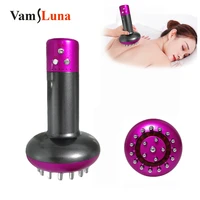 electric meridian brush scraping massager to clear the meridian back whole body wireless heating physiotherapy brush