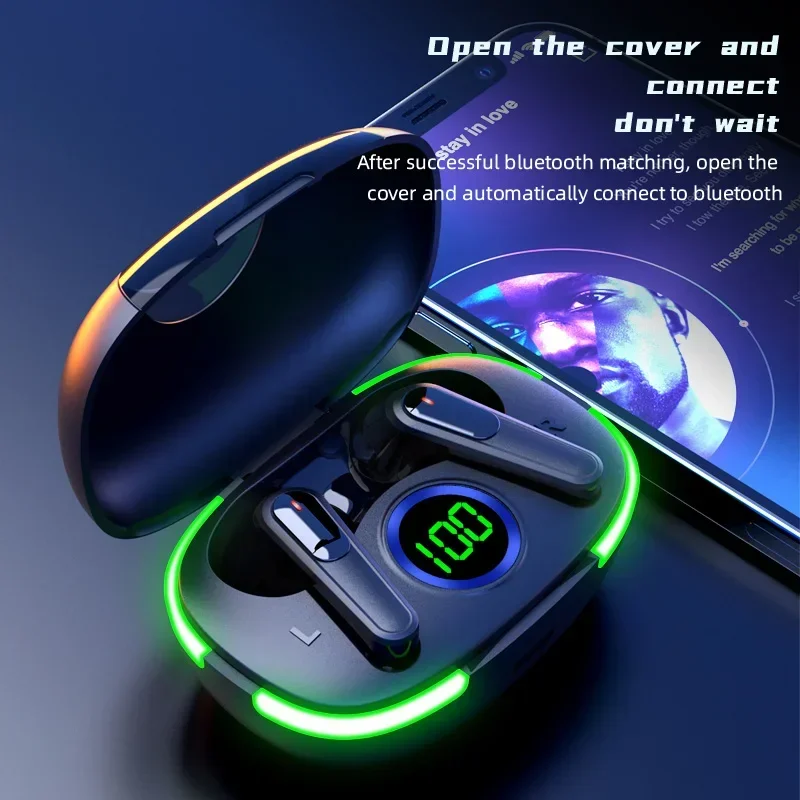 Фото Беспроводные наушники Pro80 TWS, Bluetooth 5,1, наушники Fone, Спортивная гарнитура, наушники-вкладыши с сенсорным управлением и микрофоном для смартфонов №4