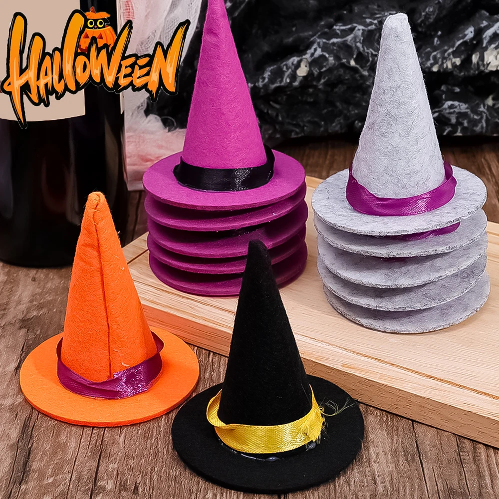 

5 шт., декоративные колпачки для бутылки вина на Хэллоуин