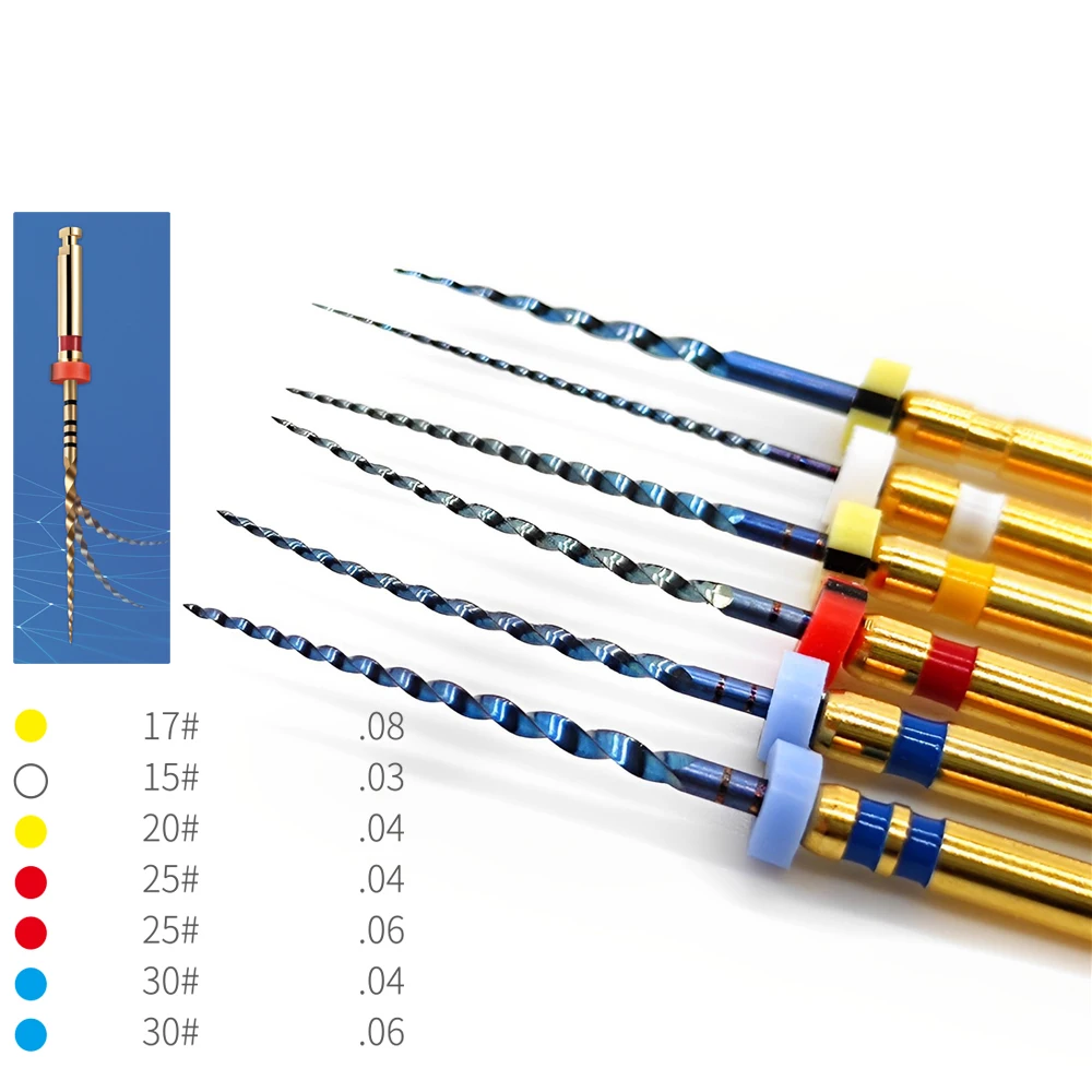 Стоматологические файлы RAISYOU Super Endo Blue Files TC