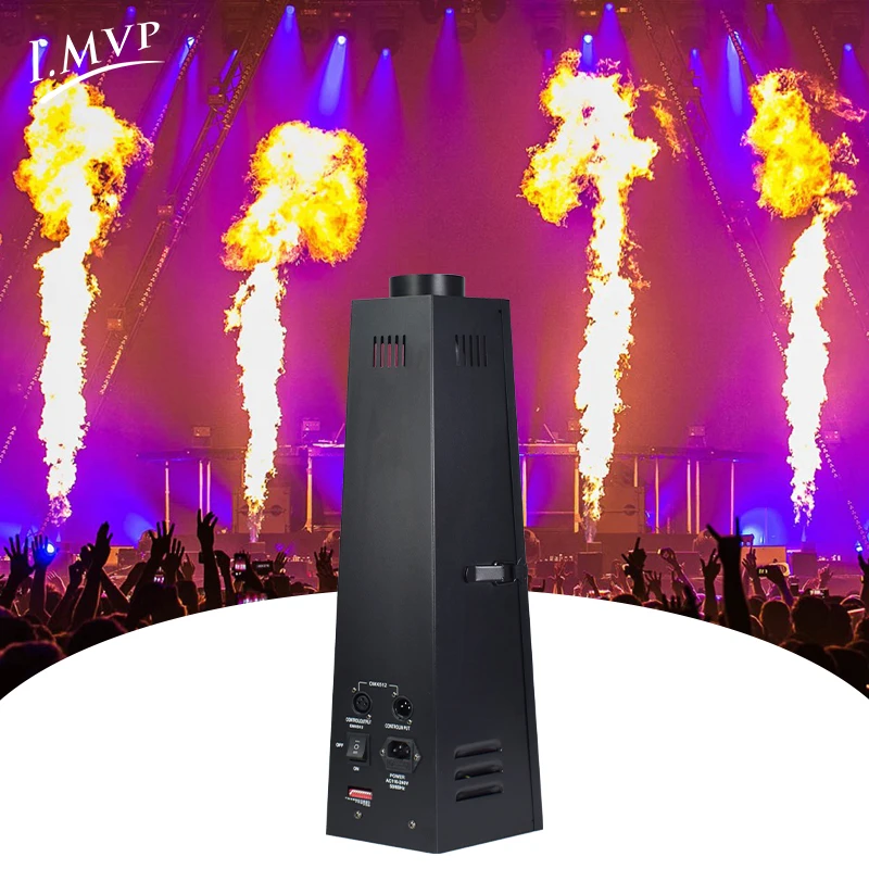 Недорогая и управляемая DMX машина для пламени 150 Вт Шестигранная пламенной струи