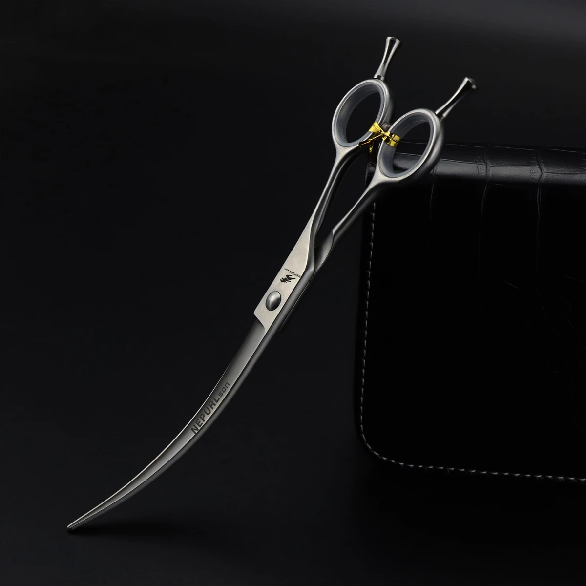 

Pet Grooming Dog Scissors Hairdressing Japan Shears Scissors Flur Dogs Scissors Curved Cat 7.5 Professional Dropshipp