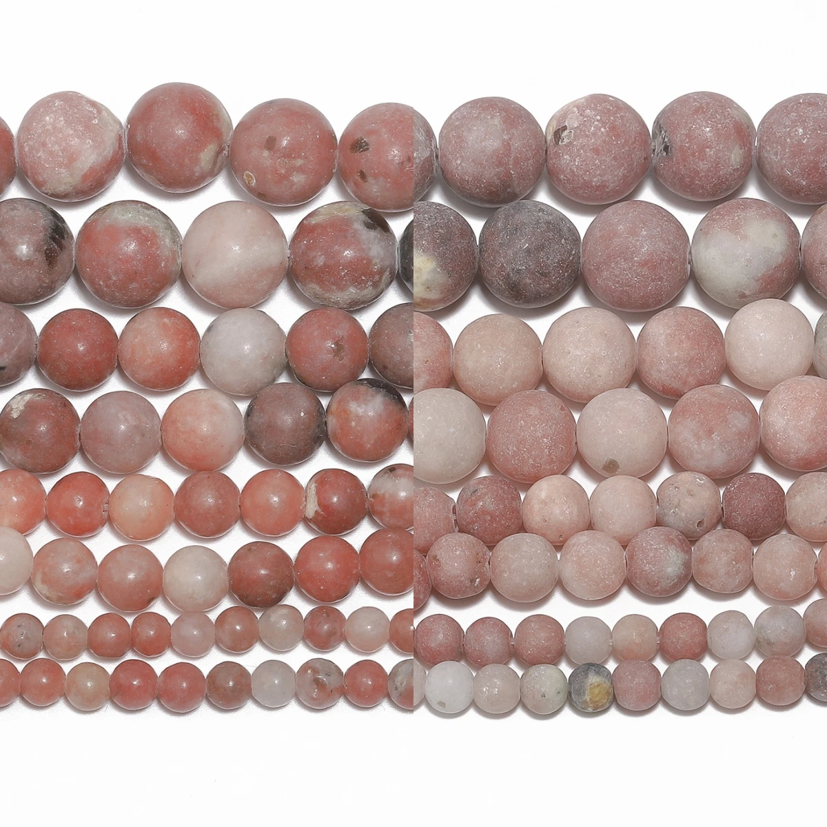 Натуральные красные блестящие бусины цвета сливы для изготовления ювелирных