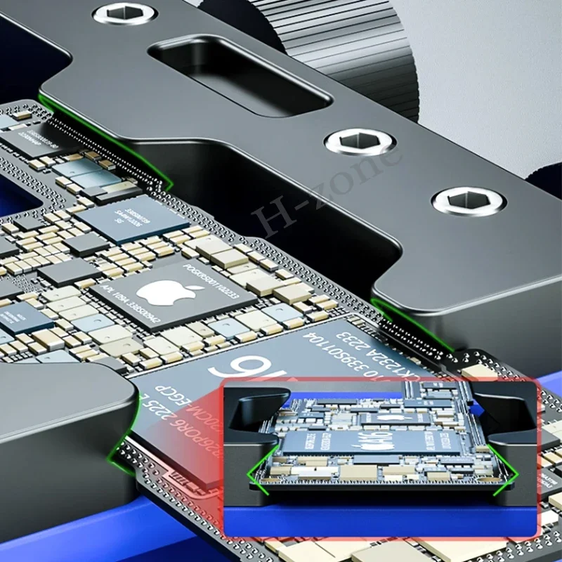 Фото MECHANIC MR6 MAX подставка для ремонта мобильного телефона, двухосевое паяльное приспособление для iPhone, Samsung, материнская плата, инструмент для пайки микросхем №5