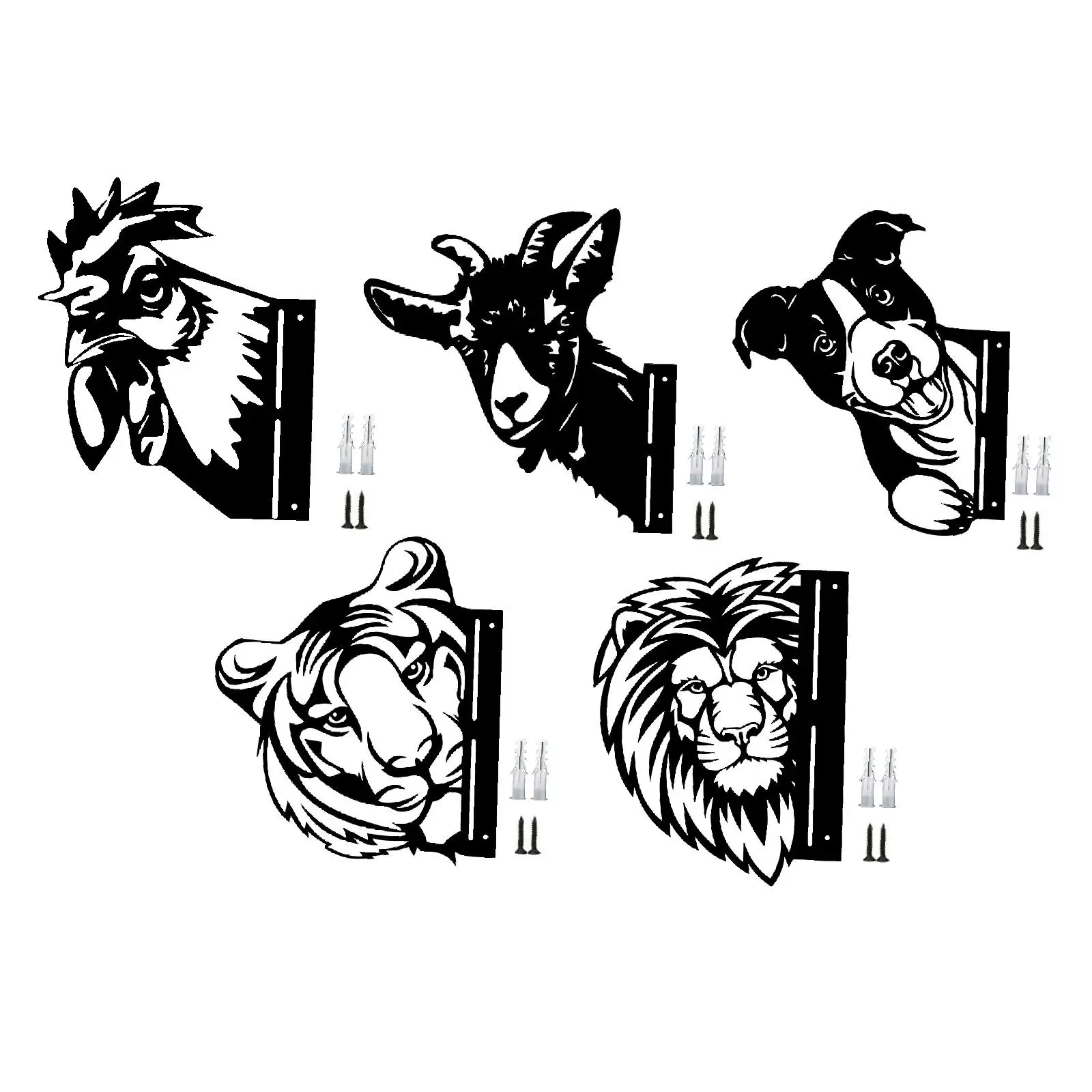 Металлическое животное двор художественное искусство металлическое для дорожек