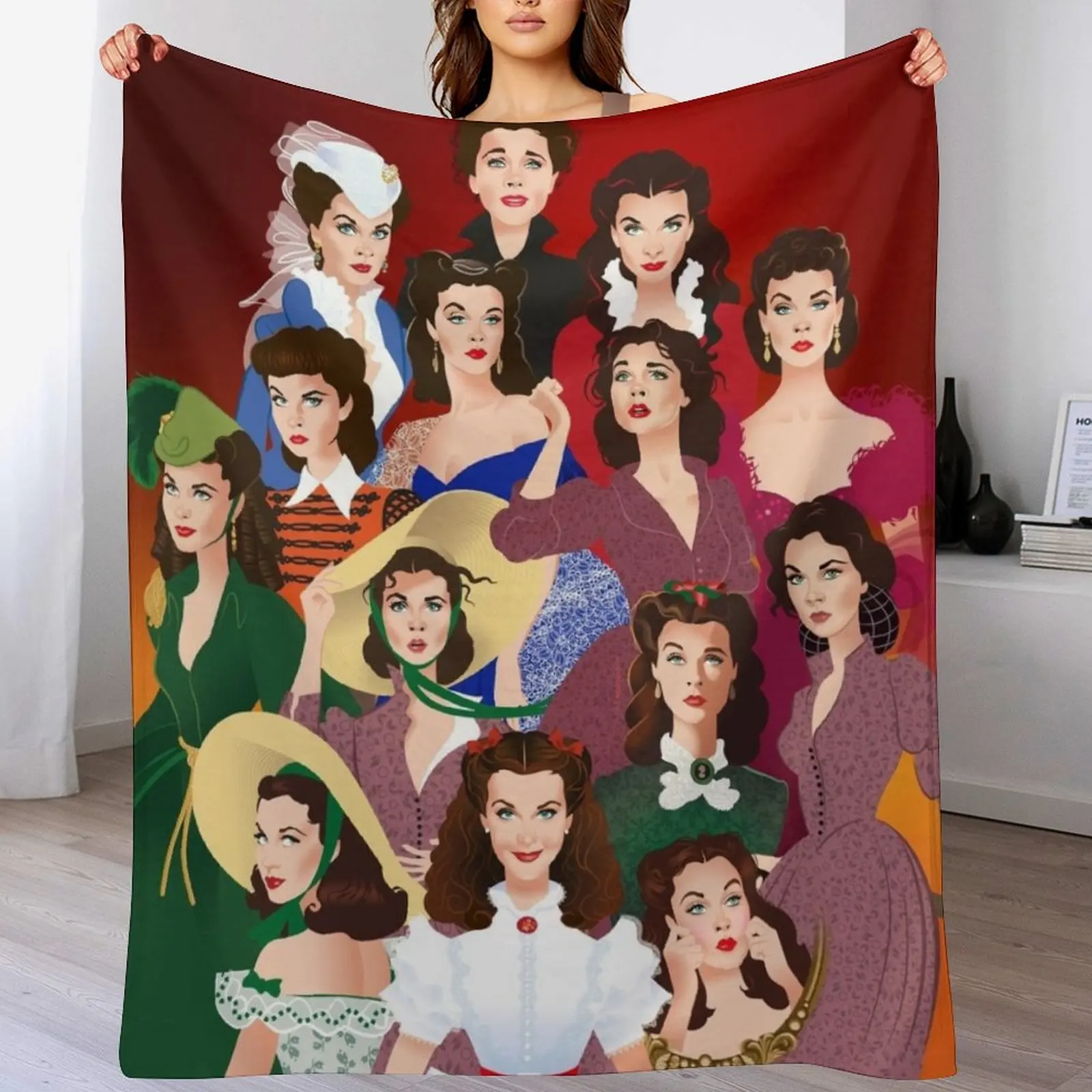 Одеяло Scarlett O'Hara тяжелое одеяло для сна косплей аниме одеяла детей