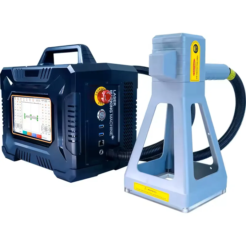 50 Вт волоконная лазерная маркировочная машина ручной маленький промышленный