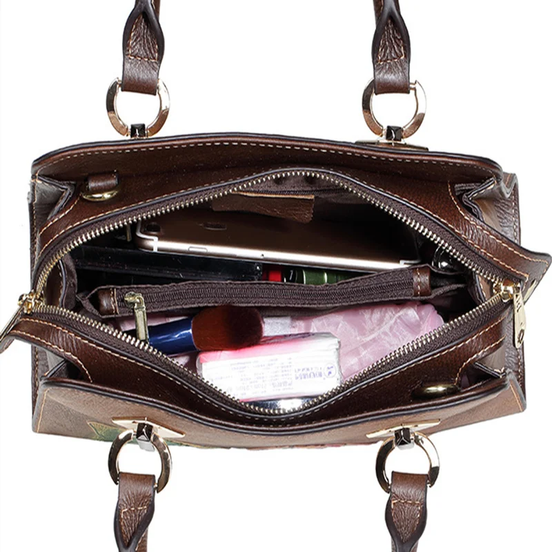 Высококачественные тисненые сумки-мессенджеры через плечо женский портфель с