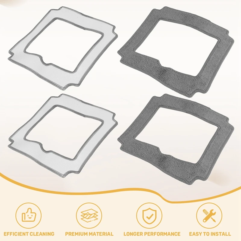 6 шт. тряпка для мытья окон LIECTROUX YW509