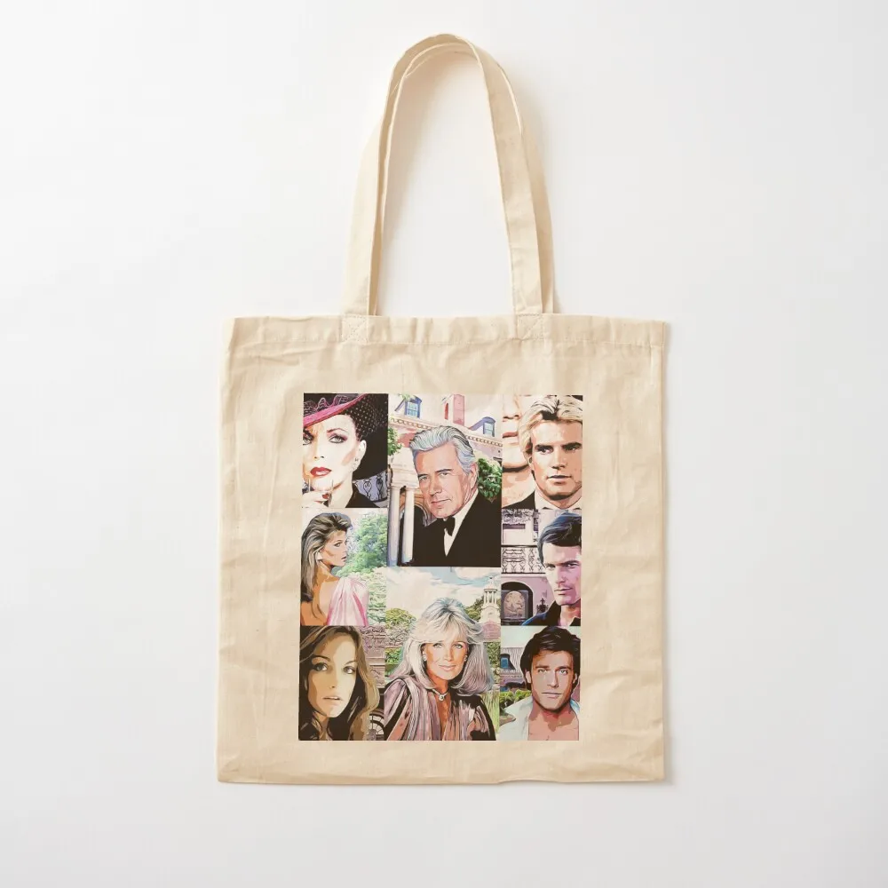 DYNASTY - THE CARRINGTONS Большая сумка Тканевая сумка-тоут мужская женская сумка-шоппер