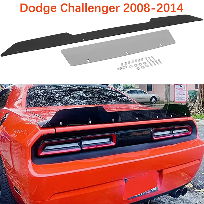 

Задний спойлер Wickerbill для Dodge Challenger 2008-2014 SRT RT Hellcat Scat Модель-2 шт. Плетеный спойлер для купюр и инструмент RivNut