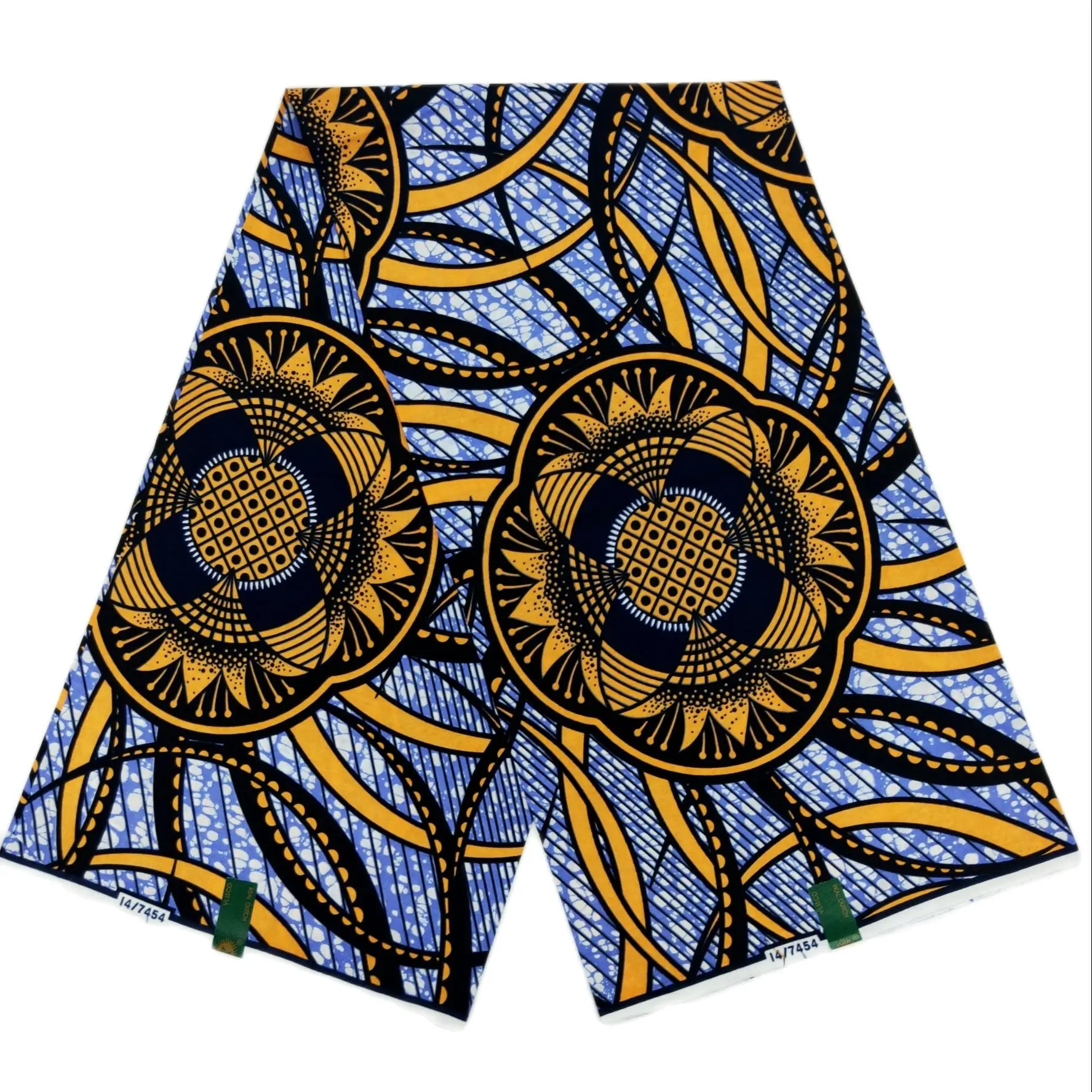 Ткань из мягкого хлопка с Африканским воском принты 2021 Гана Анкара воск супер