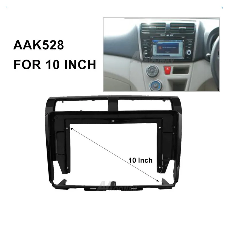 

Автомобильная аудиосистема навигация большой экран автомобильная навигация крышка рамка 10 дюймов Модифицированная рамка для лица Панель Кронштейн подходит для MYVI UV 2012