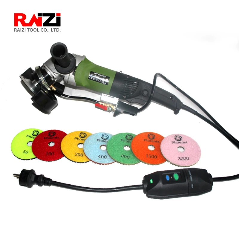 Ручная 60-градусная полировальная машина для влажного камня Raizi с коробкой