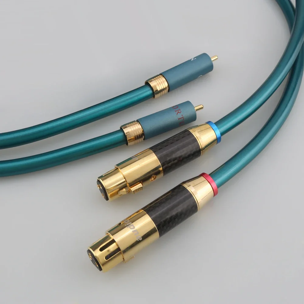 Пара Ortofon HiFi XLR мама на RCA папа Кабель высокой чистоты OCC Hifi 2 Rca кабеля Xlr