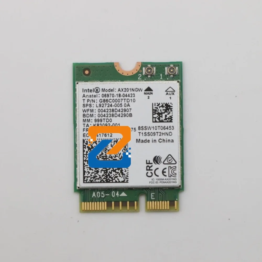 Для Intel AX201NGW кнопка Wi-Fi карта 5W10V25775 WIFI 6 Bluetooth 5.1 NGFF (art.: 3920d2ca9b8cb) - 3920d2ca9b8cb