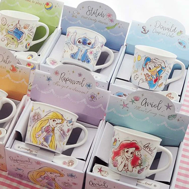 Spoon Cartoon Anime Kawaii Cute Lovely Donald Duck Ariel 280ml Girls