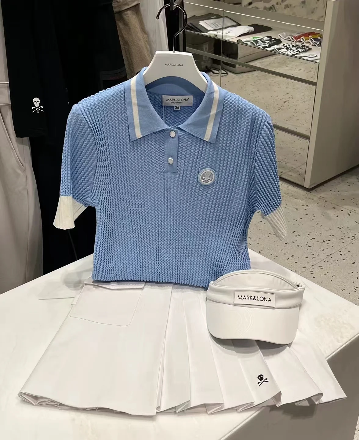 

Women's Golf Polo Shirts Summer Ice Silk Quick Dry Knit Short Sleeves 2377#