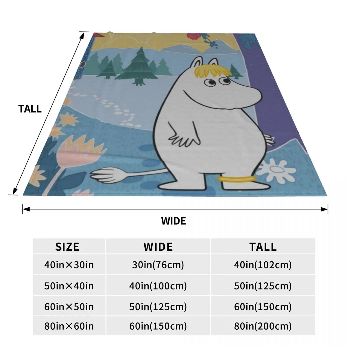 Пушистое детское одеяло Like-M-Moomin диван покрывало для сна уютное фланелевое декор