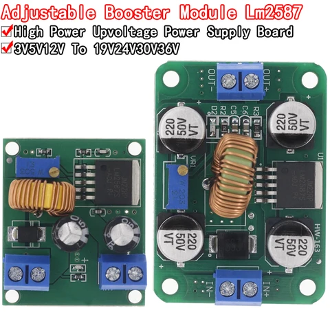 DC-DC 3V-35V to 4V-40V Step Up Power Module Boost Converter 12v 24v Converter 12v to 5v DC DC Voltage Converter 12v to 19v