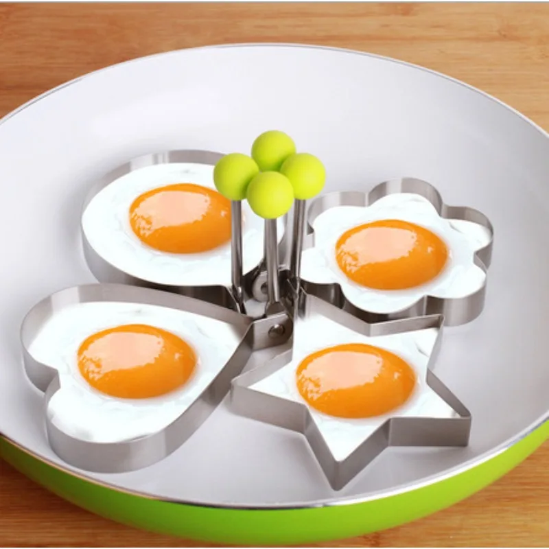 

Creative Thickening Stainless Steel Omelette Maker Fried Egg Mold Fried Egg Mold Egg Frying Pan