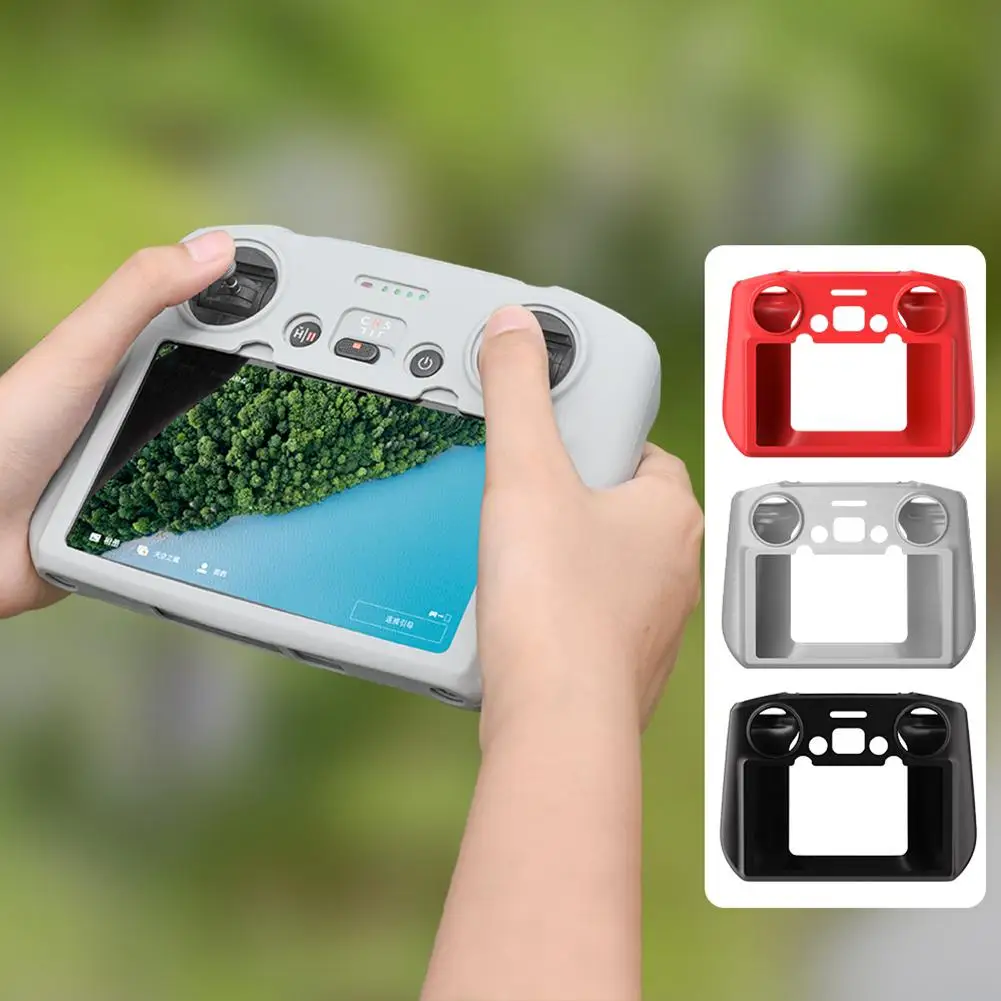 

Protective Case Silicone Skin Cover Compatible For Dji Mini 3 Pro Rc With Screen Remote Control Dust Cover