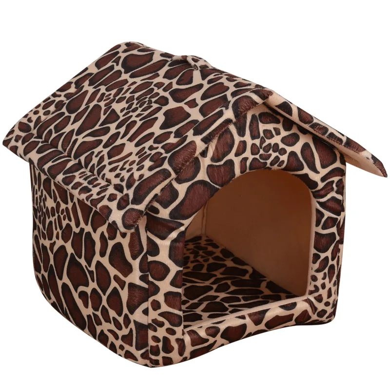 

Wholesale Cozy Dog Kennel Warm Felt Dog Indoor House dog beds for small dogs bed pets