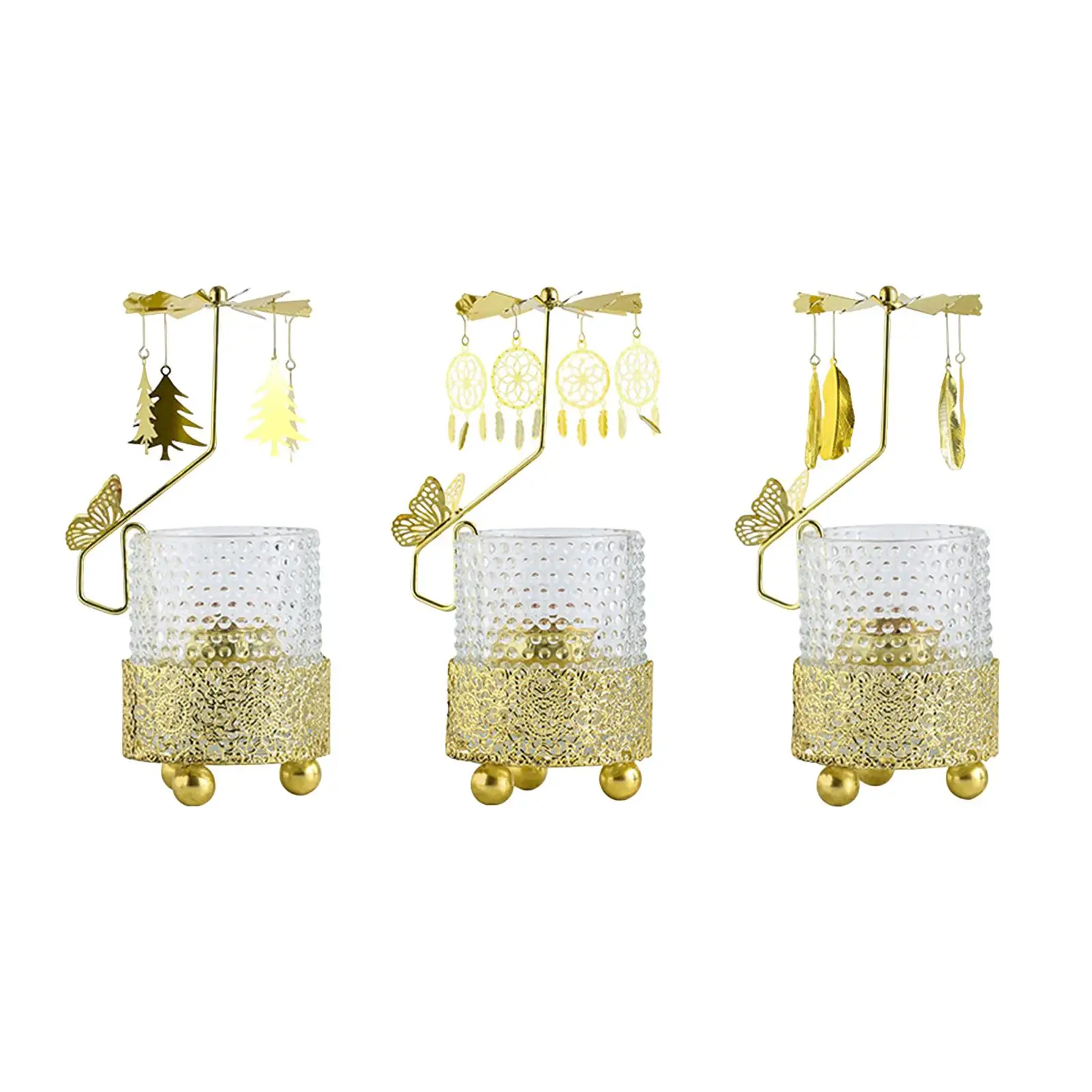 

Металлический вращающийся подсвечник, подсвечник, подсвечник для чайного освещения, украшение для праздника, настольная лампа