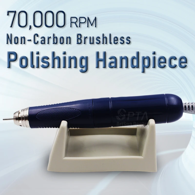 Non-Carbon Brushless 70,000 RPM Polishing Handpiece NEW Dental Micromotor Handpiece Drill Dental Micro Motor For Lab Density