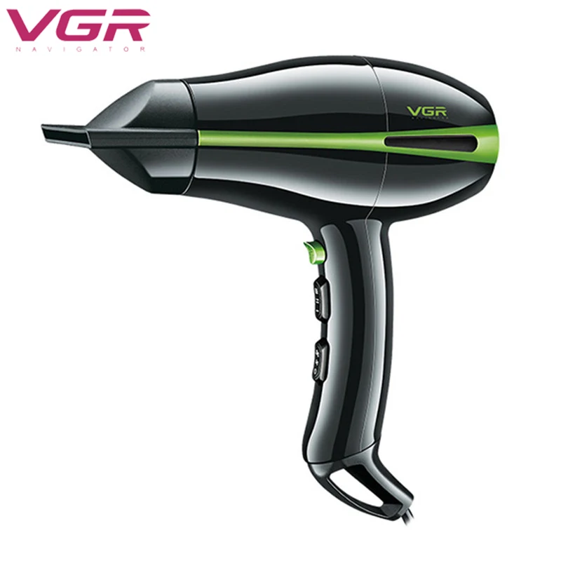 

Высокомощный фен для волос VGR с мотором переменного тока 2200 Вт, низкий уровень шума с отрицательными ионами, бытовой уличный Дорожный фен с г...