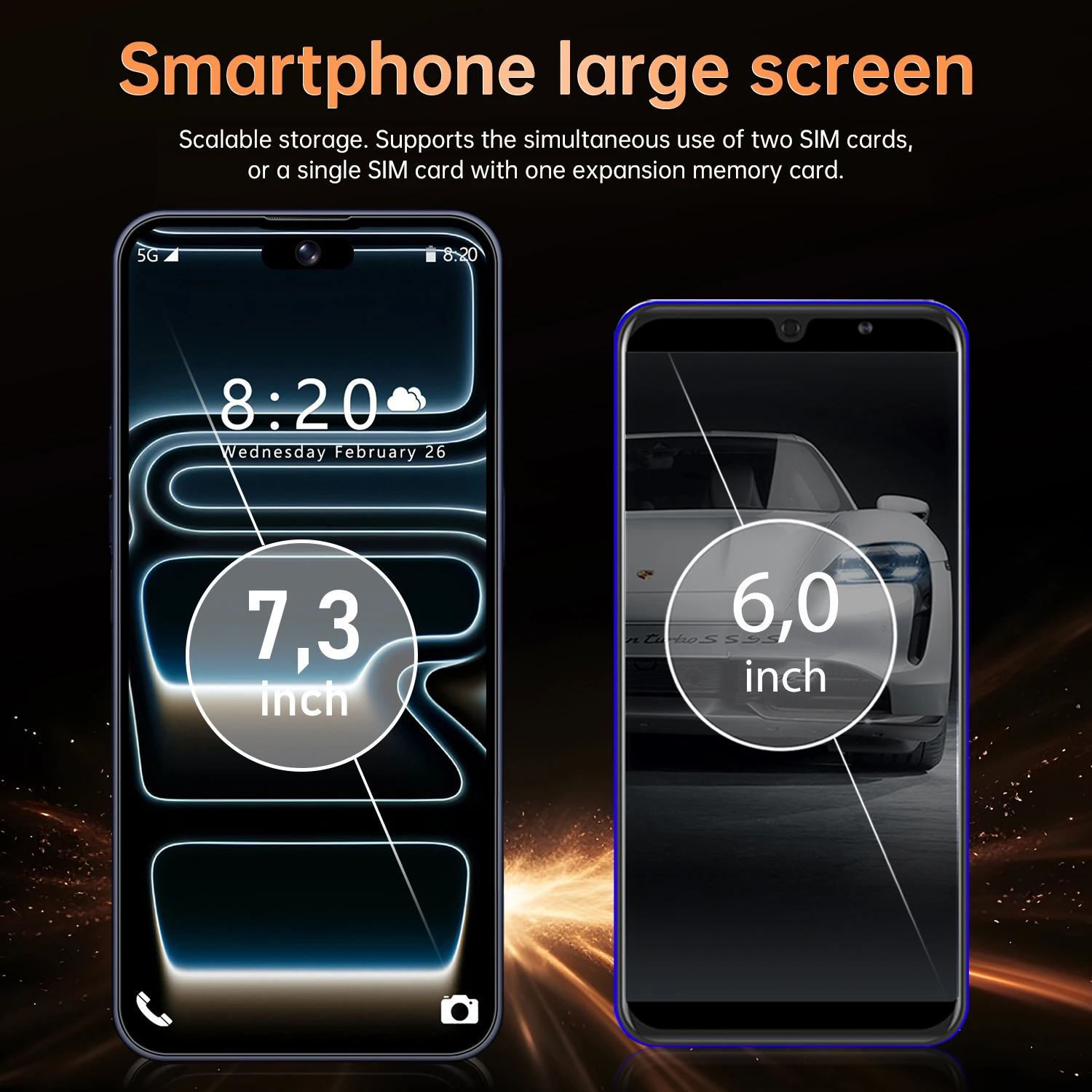 Новинка 2026 года: Горячая Продажа! Силиконовый чехол для i17 Pro Max 7.3 дюйма, Android 15 Global Edition, 10-ядерный процессор, 16 ГБ + 1 ТБ, 8000 мАч, 5G, Dual SIM, Wi-Fi, Google (art.: 3920d9dff233f) - 3920d9dff233f