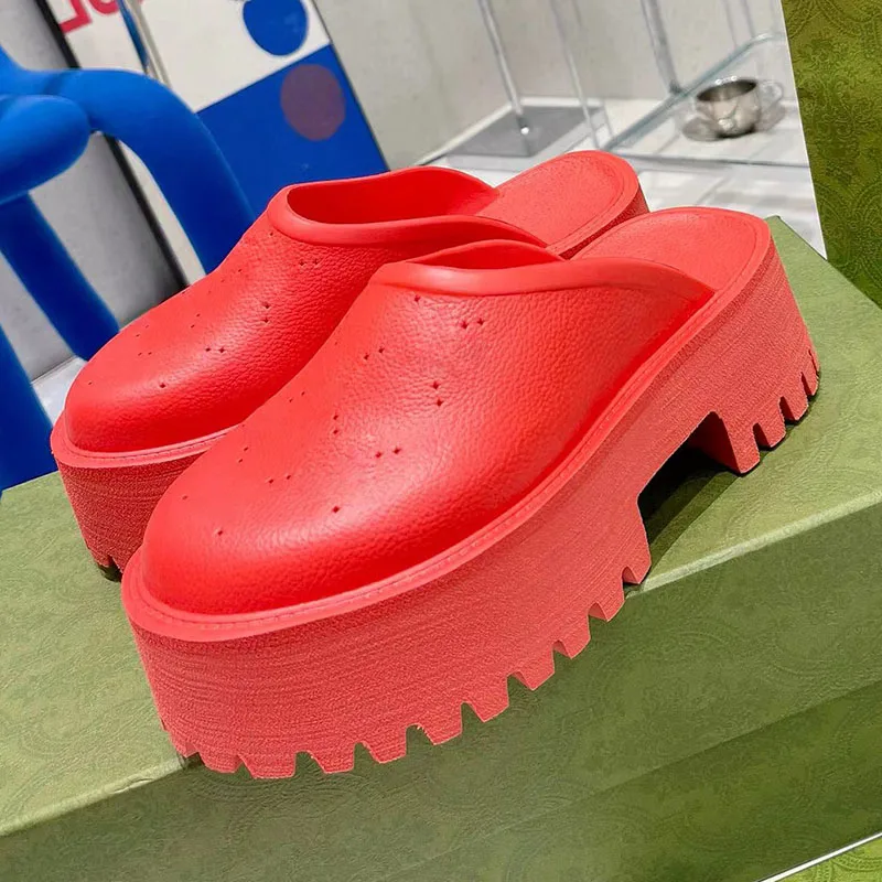 Women Slippers Round Toe Candy Colors Outwear Slip on Vacation Beach Flip Flops Slipper Thick Sole