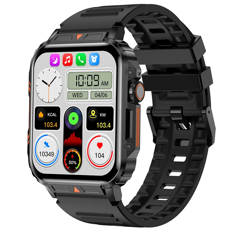 Смарт-часы Imosi с экраном 1 95 дюйма IP68 водонепроницаемые