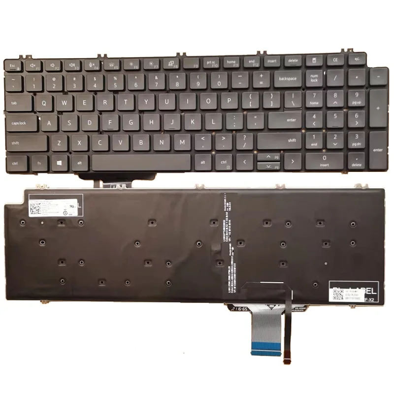 Original US For Dell Precision 7550 7750 Lighting Backlit Laptop Keyboard 0713DM PK132V72B00 08XY7G NO FRAME