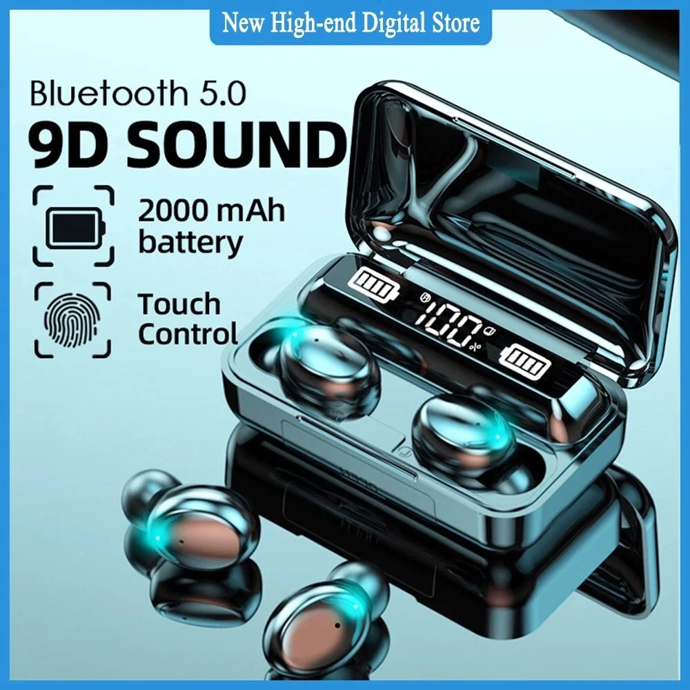 

TWS-стереонаушники с зарядным устройством и поддержкой Bluetooth 5,0